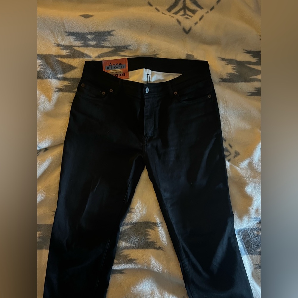 Acne Black Slim Men Jeans